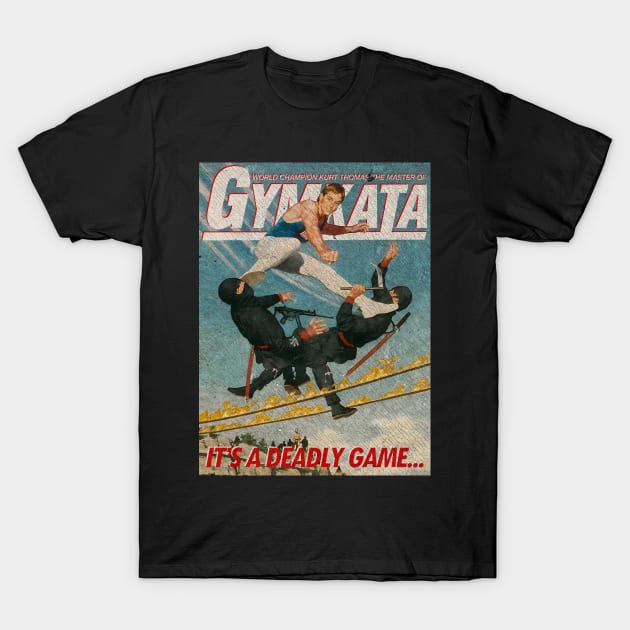 Double Kick Ninja T-Shirt by KLASYUS CLAY